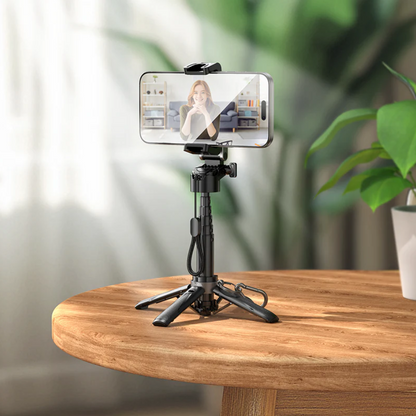 Hoco Mini Bluetooth Selfie Stick Tripod With Remote (K27) techplus