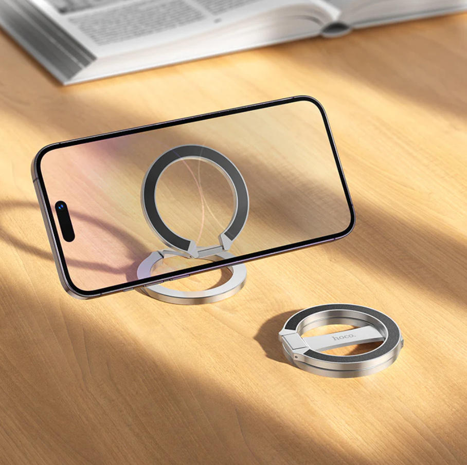 Hoco Magnetic Universal Phone Holder Foldable Dual Magnet Stand (DH24) techplus