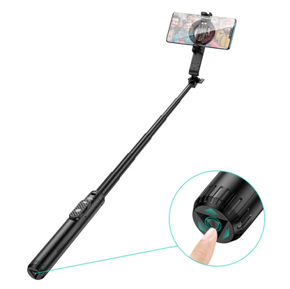 Hoco Bluetooth Selfie Stick With 1.5m Tripod Magnetic Phone Holder (K25) techplus