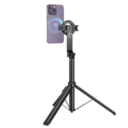 Hoco Bluetooth Selfie Stick With 1.5m Tripod Magnetic Phone Holder (K25) techplus