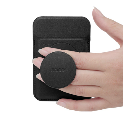 Hoco Magnetic Card Pocket Wallet Slim Phone Holder (GT6) techplus