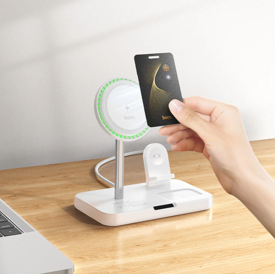 Hoco Smart Wireless Tracker Card & Wireless Charging (E92) techplus