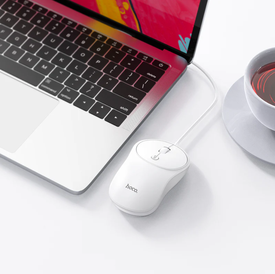 Hoco Wired USB Mouse Ergonomic (GM13) techplus