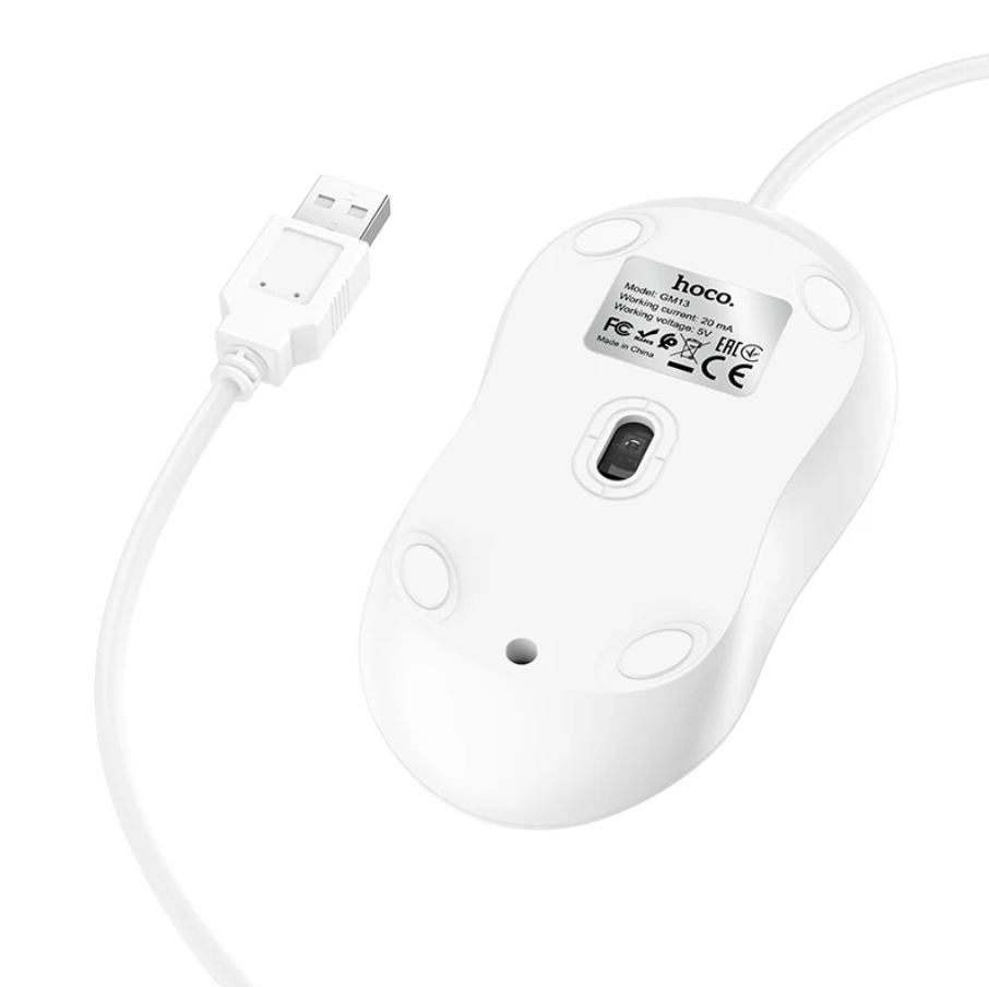 Hoco Wired USB Mouse Ergonomic (GM13) techplus