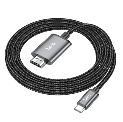 Hoco Type C to 4K HDMI Cable 2 Meter (UA27-C) techplus