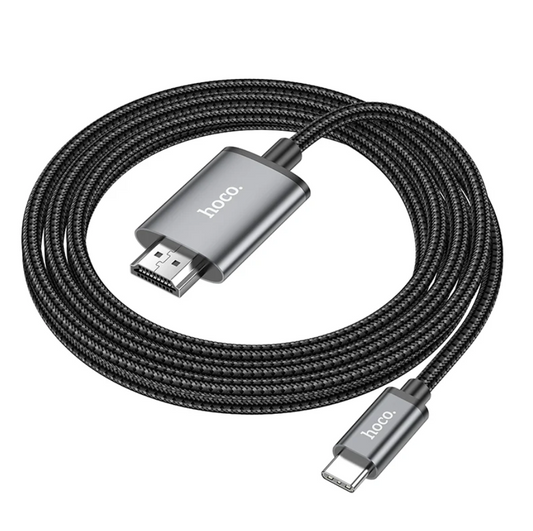 Hoco Type C to 4K HDMI Cable 2 Meter (UA27-C) techplus