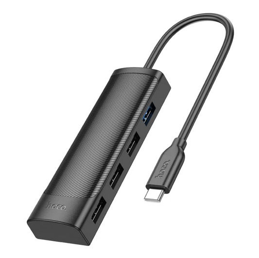 Hoco USB-C to USB-A 4 in 1 USB Expansion Hub 5Gbps (HB41) techplus