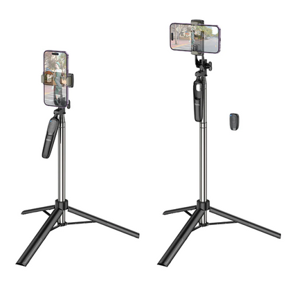 Hoco Premium Bluetooth Selfie Stick With 1.57m Tripod Stand (K19) techplus