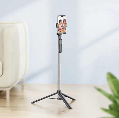 Hoco Premium Bluetooth Selfie Stick With 1.57m Tripod Stand (K19) techplus