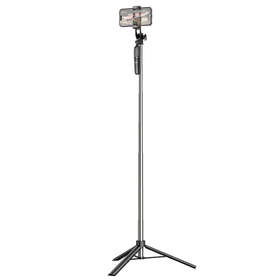 Hoco Premium Bluetooth Selfie Stick With 1.57m Tripod Stand (K19) techplus
