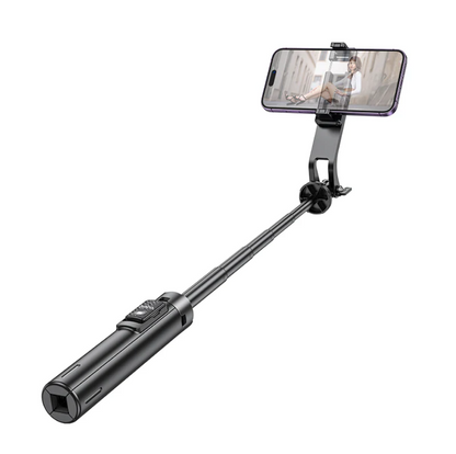 Hoco Premium 2 in 1 Selfie Stick With 1.37m QuadPod (K21) techplus