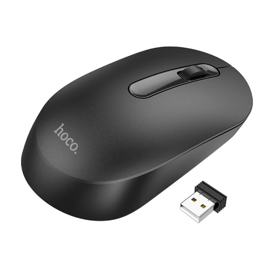 Hoco Wireless Mouse With Nano Receiver (GM14) techplus