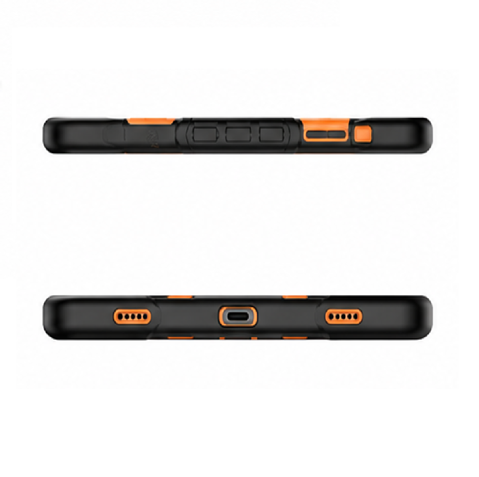 Samsung Galaxy Tab S8 Rugged Shockproof Case with Kickstand (Orange)