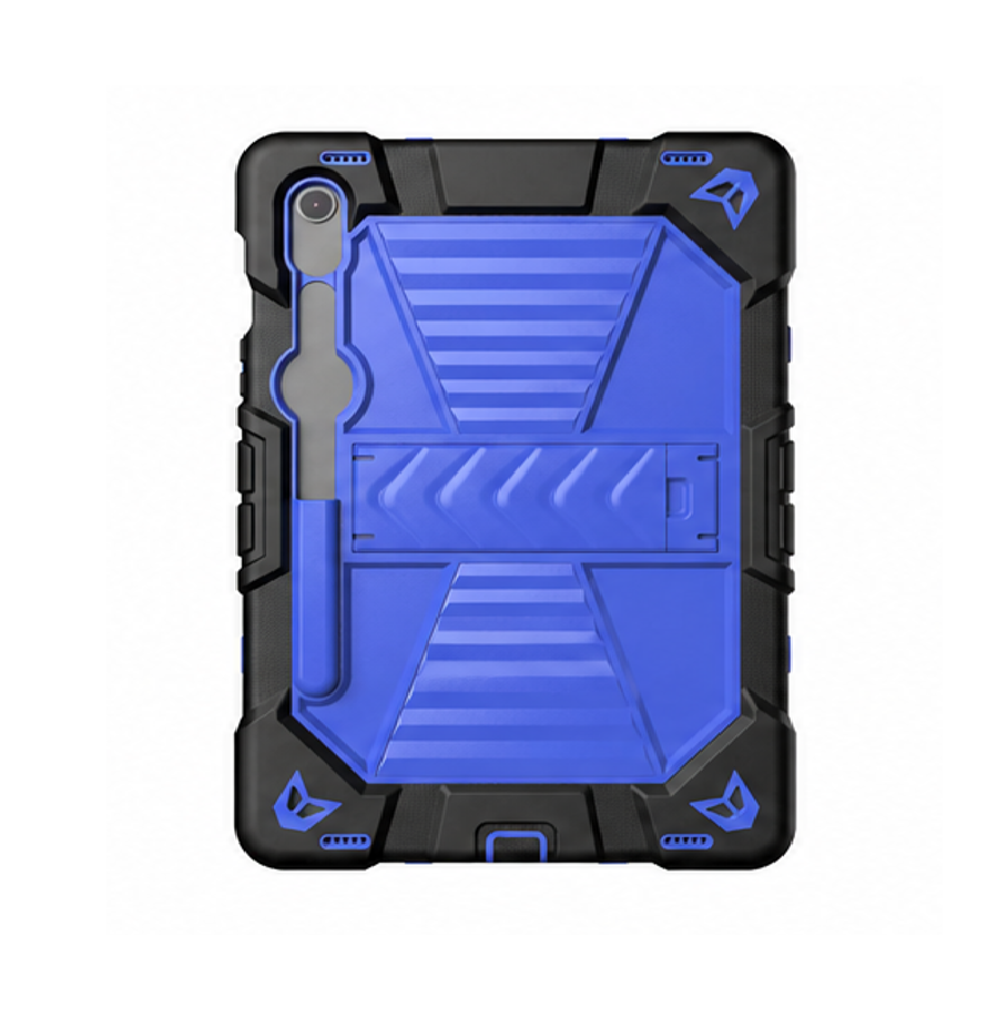 Samsung Galaxy Tab S8 Rugged Shockproof Case with Kickstand (Blue)