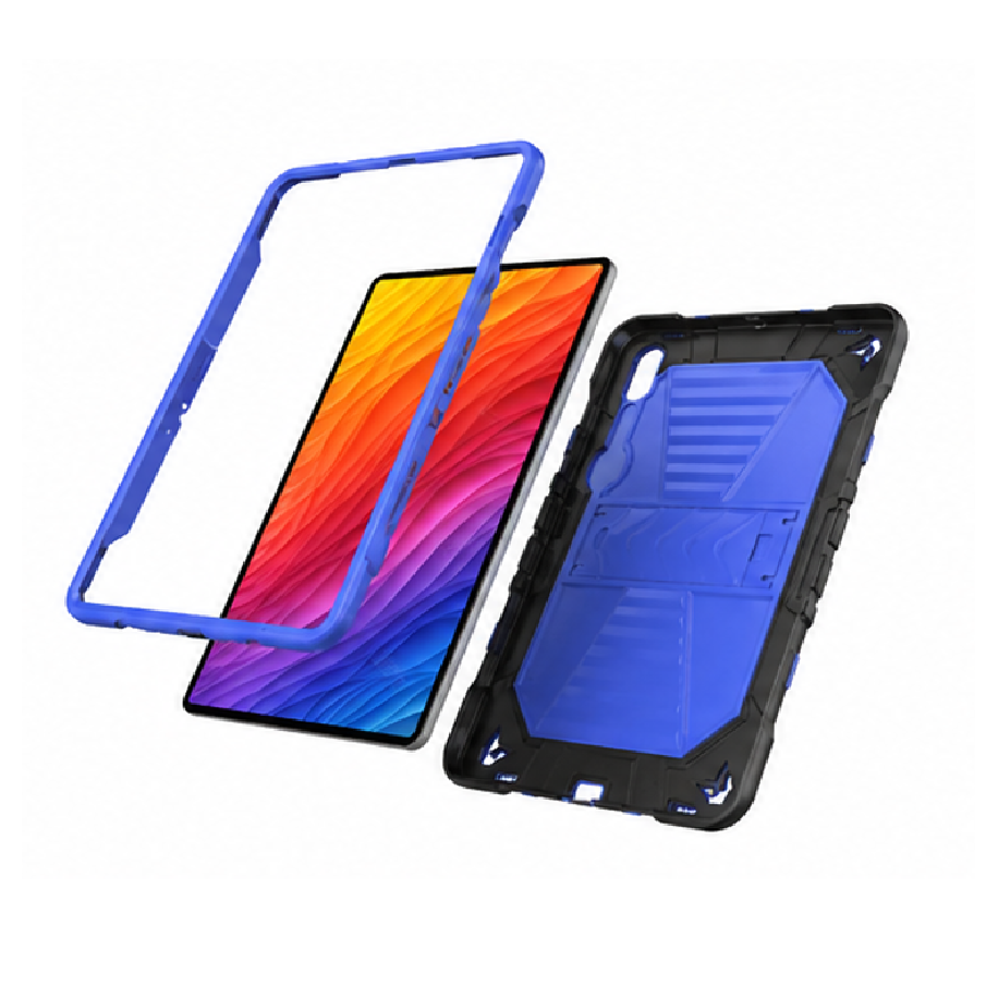 Samsung Galaxy Tab S10 FE Rugged Shockproof Case with Kickstand (Blue)