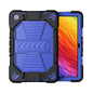 Samsung Galaxy Tab A11 Rugged Shockproof Case with Kickstand (Blue)