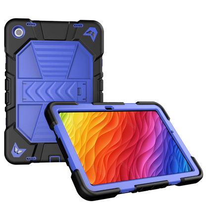 Samsung Galaxy Tab A11 Rugged Shockproof Case with Kickstand (Blue)