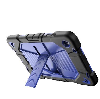 Samsung Galaxy Tab A11 Rugged Shockproof Case with Kickstand (Blue)