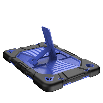 Samsung Galaxy Tab A11 Rugged Shockproof Case with Kickstand (Blue)