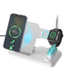 4-in-1 Wireless Charging Station 15W Fast Wireless Charger Stand for i-Series Devices