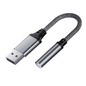 USB to 3.5mm Audio Adapter Cable for Car, Computer & Speaker (USB 3.5mm)
