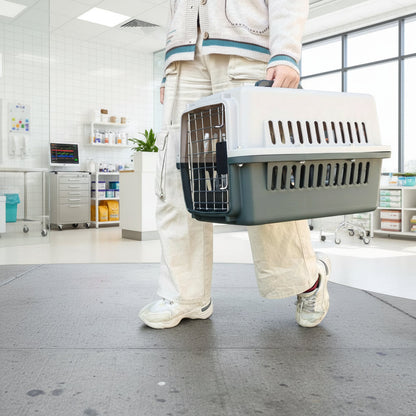 48cm Dog Cage Cat Cage Pet Travel Cage/Carrier dealonline.co.nz