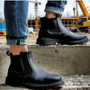 Steel Toe Work Shoes Slip On Safety Oiled Leather Boot Puncture Proof Soft Light