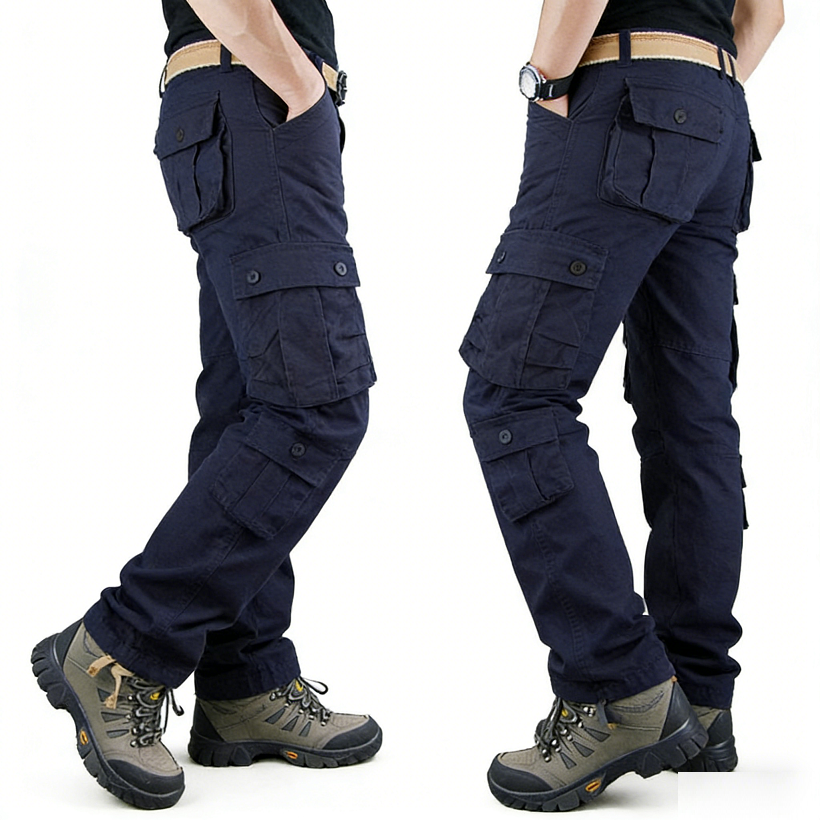 Cargo Pants Outdoor Solid Color Trousers Hiking Work Pants dealonline.co.nz