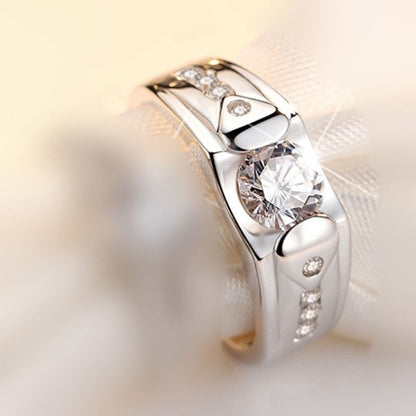 Adjustable Zirconia Wedding Ring