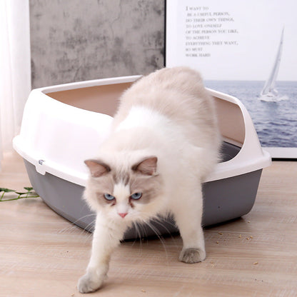 Cat Kitty Litter Tray with Scoop dealonline.co.nz