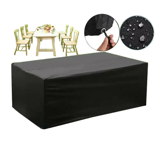 210D Oxford Waterproof Garden Table Cover – UV & Windproof (different sizes available) Habicare