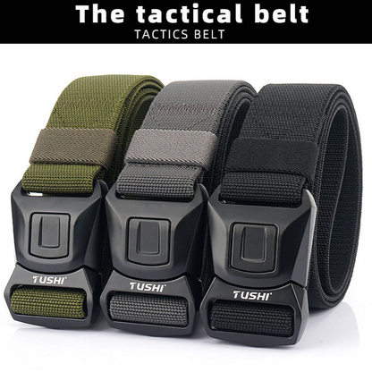 Tactical Belt Military Hiking Nylon Web Rigger Work Belts Heavy-Duty Quick-Relea dealonline.co.nz