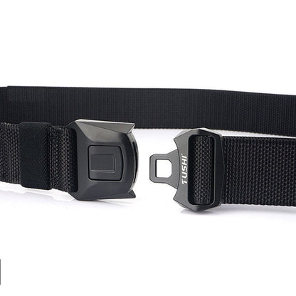Tactical Belt Military Hiking Nylon Web Rigger Work Belts Heavy-Duty Quick-Relea dealonline.co.nz
