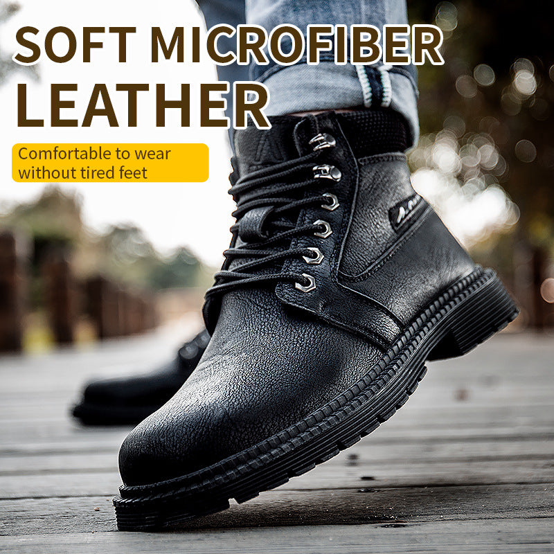 Men's Steel Toe Cap Work Shoes Safety Industrial Puncture Proof Construction 9-14 dealonline.co.nz