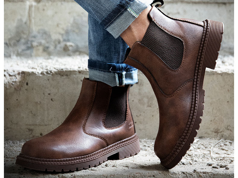 Steel Toe Work Shoes Slip On Safety Oiled Leather Boot Puncture Proof Soft Light dealonline.co.nz