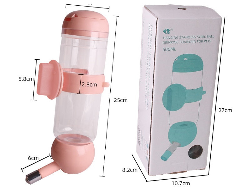 Pet Drinker Bottle Water Feeder 500ml dealonline.co.nz