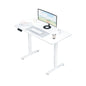 Electra Ergo Single Motor Sit Stand Desk White 1.2m sue-e furniture