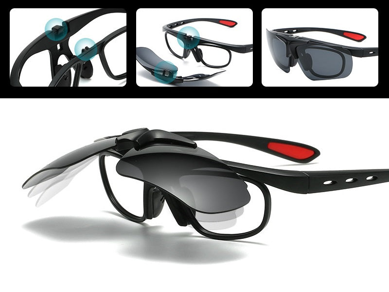 Polarized Sunglasses Change Colour Lens Set dealonline.co.nz
