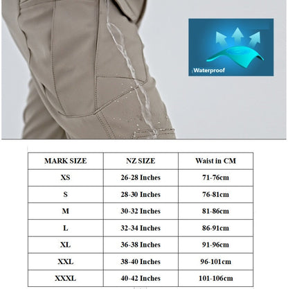 Men's Tactical Pants Water Resistant Flex Ripstop Cargo Pants Lightweight Hiking dealonline.co.nz