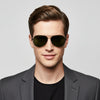 HD Polarized Lens Sunglasses Anti-Blue Ray Hydrophobic with Case