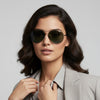 HD Polarized Lens Sunglasses Anti-Blue Ray Hydrophobic with Case