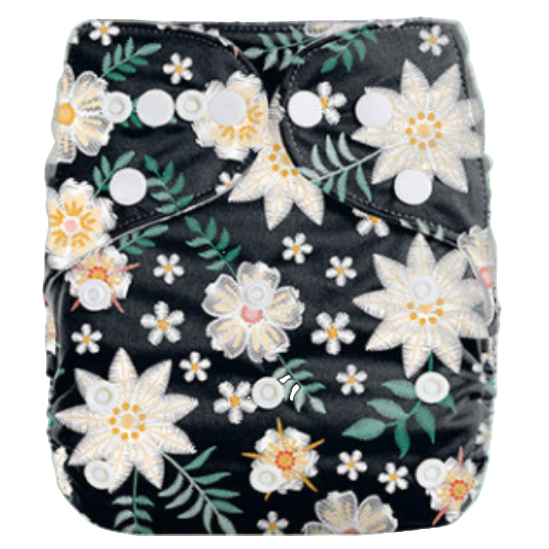 Reusable Cloth Nappies - One Size Fits 3-17kg, Eco-Friendly