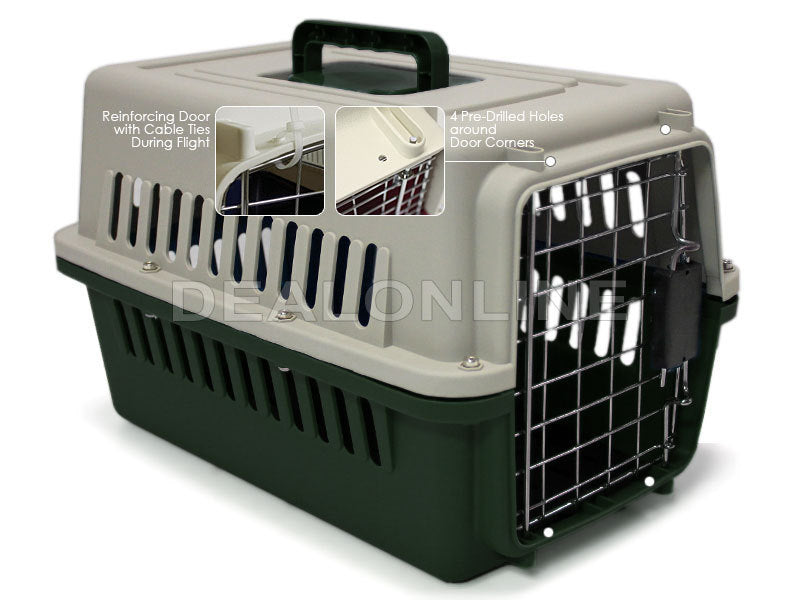 66cm Dog Cage Cat Cage Pet Travel Cage/Carrier dealonline.co.nz