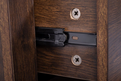 'Byron' Dark Oak Bedside Table sue-e furniture