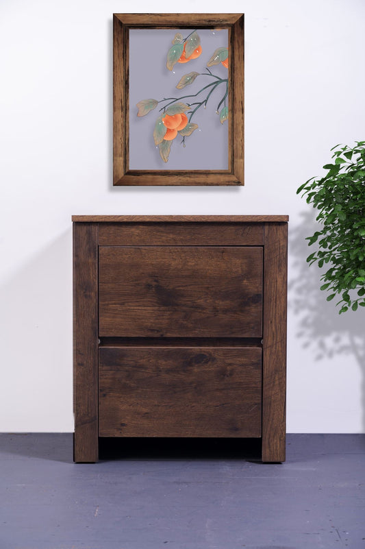 'Byron' Dark Oak Bedside Table sue-e furniture