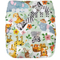 Reusable Cloth Nappies - One Size Fits 3-17kg, Eco-Friendly