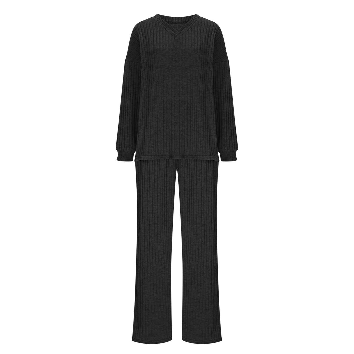 Casual Two-Piece Set with T-Shirt and Pants