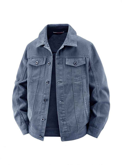 Casual Denim Jacket Relaxed Fit