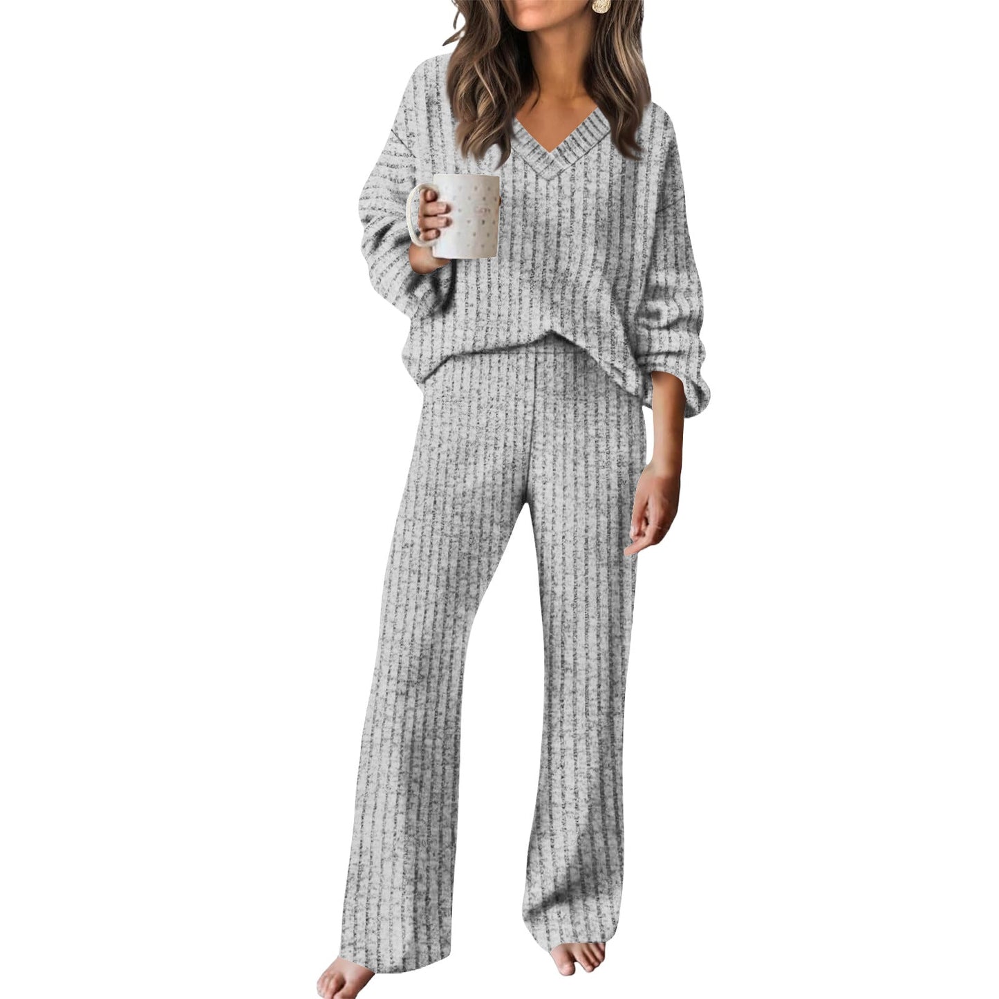 Casual Two-Piece Set with T-Shirt and Pants