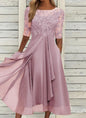 Chiffon Lace Evening Dress